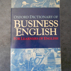 ALLENE TUCK - OXFORD DICTIONARY OF BUSINESS ENGLISH FOR LEARNERS OF ENGLSH