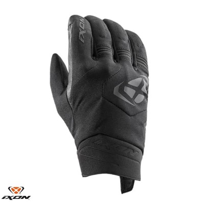 Manusi barbati pentru scuter - motocicleta Roadster Mid-season textil/piele Ixon model MIG 2 WP MS culoare: negru &amp;ndash; degete tactile &amp;ndash; waterproof L (9/1 foto
