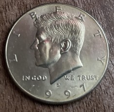 C50 - Moneda foarte veche - America - half dollar - litera D - 1997