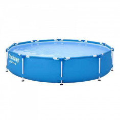 Piscina cu perete solid si filtru de recirculare a apei - 305 x 76 cm - 4678 litri Best CarHome foto