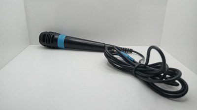 Microfon Singstar - PS2 / PS 3 - Albastru foto