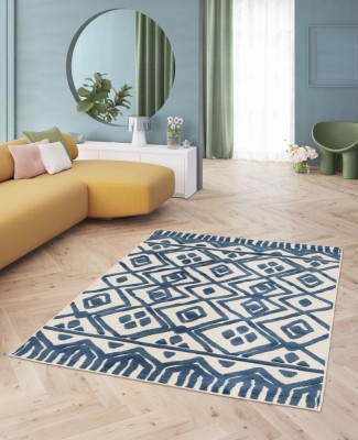 Covor Belgian, Makati 23513, Albastru, Diverse Dimensiuni - 123x170 foto