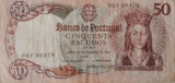 Bancnota Portugalia 50 escudos 1964