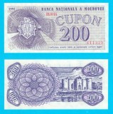 Moldova (p#2) 200 Cupon 1992 UNC &#039;Ȋnlocuitorul Rublei Sovietice&#039;