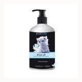 Șampon pentru Pisici BAOLUQI, Blană Pufoasă și Suplă, 500 ml, Flacon Negru, Albastru