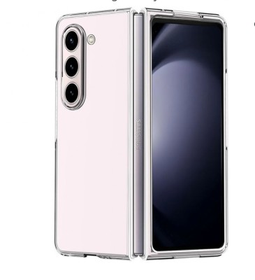 Husa silicon transparent disponibila pentru Samsung Galaxy Z Fold 6 foto