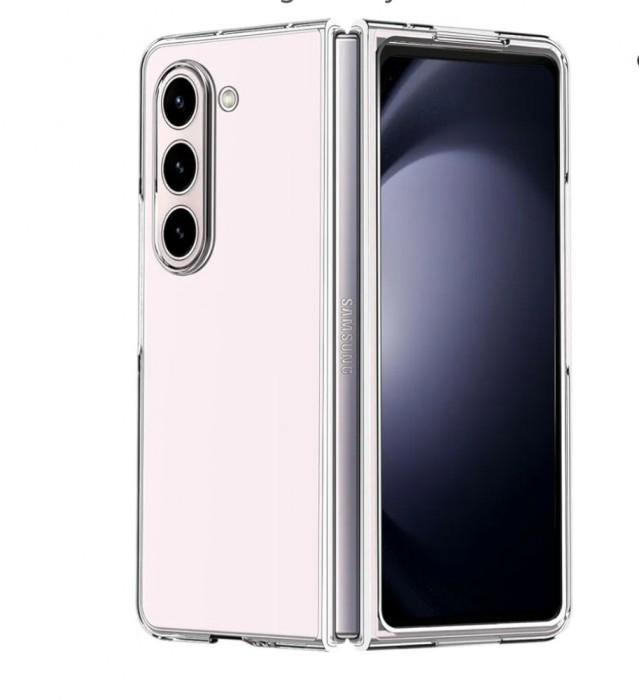 Husa silicon transparent disponibila pentru Samsung Galaxy Z Fold 6