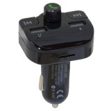 Modulator autor FM Spacer, Bluetooth 5.0, 2xUSB max. 5V 3.1A, 12V-24V, max. 10-15m, mic max. 0-1m, format MP3 WMA, 206 canale 87.5-108Mhz, USB disk, m
