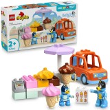 LEGO&reg; DUPLO Bluey - Vizita cu Blue la furgoneta de inghetata 10458, 22 piese