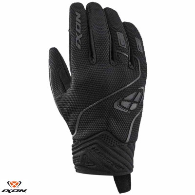 Manusi femei pentru scuter - motocicleta Roadster vara Ixon model Hurricane 2 LS culoare: negru &amp;ndash; degete tactile L (9/10) foto