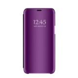 Husa compatibila cu Samsung Galaxy A32 5G , Clear View Flip Mirror Stand, Mov, ALC MOBILE