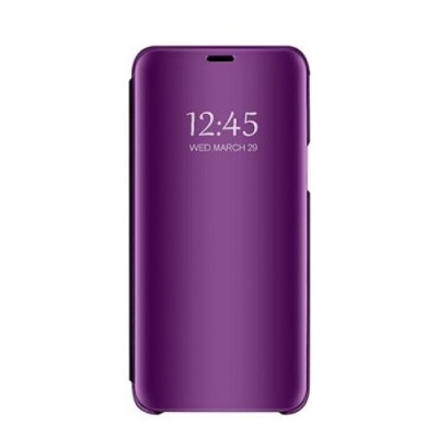 Husa Huawei P Smart (2019) Clear View Flip Mirror Stand, Mov foto
