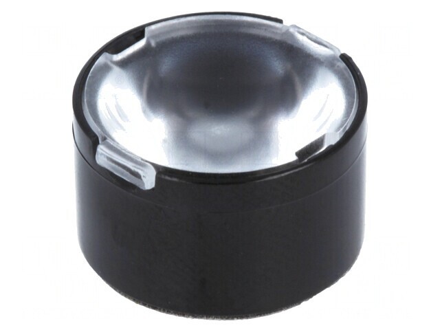 Lentilă LED Rotundă Plexiglass Transparentă 40-57&deg;