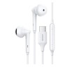 CASTI Ugreen, "EP101", intraauriculare - butoni, pt smartphone, microfon pe fir, conectare prin USB Type-C, lungime cablu 1.2m, alb, "60700", (timbru