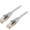 Cablu Patch S/FTP Cat 6a Gri 1m Aurit