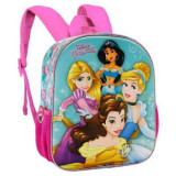 Rucsac Disney Princess Team 3D, 26x31x11 cm, Karactermania