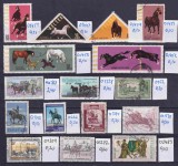 Lot filatelic Cai, Rase Cabaline, Istorie Militară &amp; Statui Ecvestre / Polonia, Germania, India, Grecia, Finlanda, Italia, Belgia, Bulgaria - A991
