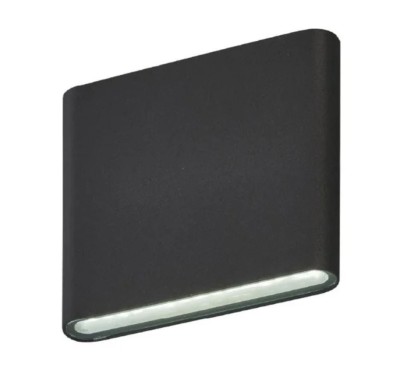 Aplica Exterior Techstar&amp;reg; LED Light C30, Putere 6W, A+, Rezistenta la Apa si Praf, Alb Cald, 3000K, Aluminiu, Negru foto