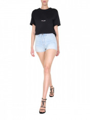 Pantaloni scurti dama SAINT LAURENT SLIM FIT SHORTS 615161 YC8944569 Albastru foto