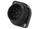 Soclu SP21 tată PIN 9 IP68 5A 500V 0,75mm2 -25&divide;85&deg;C