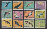 COOK ISLANDS 1984 FAUNA MARINA DELFINI, Nestampilat