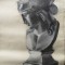 Grafica Studiu, carbune pe carton, format mare 70x100 cm