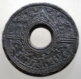 J.358 TAILANDA THAILANDA RAMA VIII 20 SATANG 2488/1945, Asia, Zinc