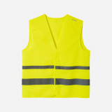 VESTĂ DE SIGURANȚĂ VIZIBILITATE CICLISM GALBEN FLUORESCENT, Btwin