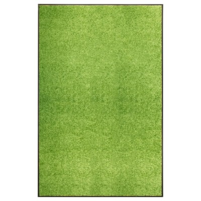 vidaXL Covoraș de ușă lavabil, verde, 120 x 180 cm foto