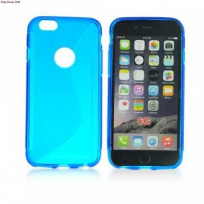 Husa Silicon S-Line Apple iPhone 6 (4,7inch ) Albastru foto