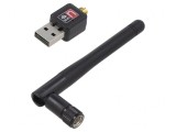 Adaptor Rețea WiFi USB 2.0 Negru