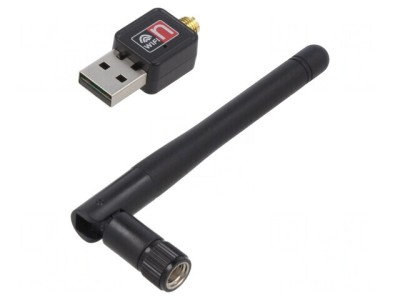 Adaptor Rețea WiFi USB 2.0 Negru foto