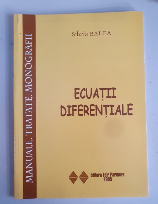Silvia Balea - Ecuatii diferentiale