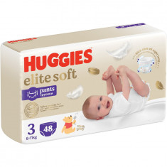 Scutece chilotel Huggies Elite Soft Pants 3, 6-11 kg, 48 buc