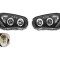 Set faruri tuning SUBARU IMPREZA (GD/GG), 01.2003-10.2005, Taiwan, partea stanga+dreapta, H1+H3; manual; negru, transparent; Omologare: SAE;