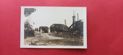 Czernowitz Cernauti Bukowina Bucovina Podul distrus zerstorte brucke foto