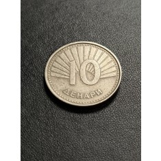 B 11-C-2 Moneda 10 Denari 2008 Macedonia de Nord