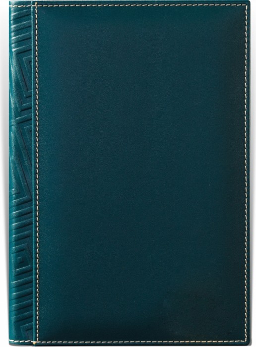 Agenda piele B5 petrol model E