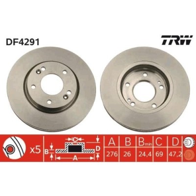 TRW Disc frana foto