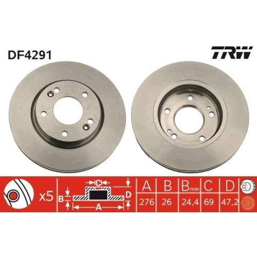 TRW Disc frana