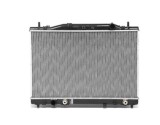 Radiator apa racire motor SRL, Cadillac CTS, 01.2004-12.2007 motor 2.8 V6; 3.2 V6; 3.6 V6; 5.7 V8; 6.0 V8, aluminiu/ plastic brazat, 658x425x26 mm,