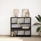 vidaXL Bibliotecă/Separator cameră, negru, 100x33x94,5 cm