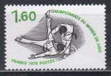 Franta 1979 - Campionatele Mondiale de Judo - Paris, MNH