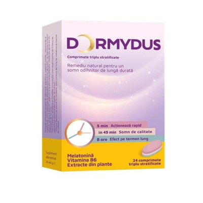 Dormydus 24 comprimate triplu stratificate Terapia foto