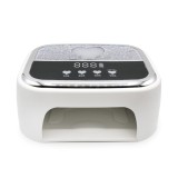 Lampă pentru unghii Led/uv 168W cu display și cristale, H6