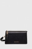 MICHAEL Michael Kors poseta de piele culoarea negru, 32H3G8EC7L