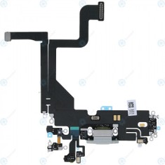 Conector de &icirc;ncărcare flex argintiu pentru iPhone 13 Pro
