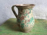 Arta si Traditie - Oala / Carafa / Cana de Horezu jud Valcea ceramica utilitara mijlocul sec XX !