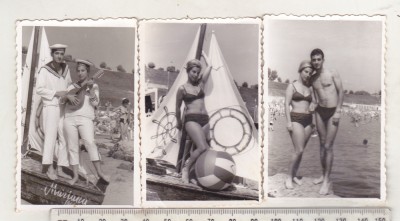 bnk foto Eforie Sud - Poze pe plaja 1966 - Foto Arta Fotografica foto