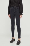 Levi&#039;s jeans RETRO HIGH SKINNY femei, culoarea negru A5758